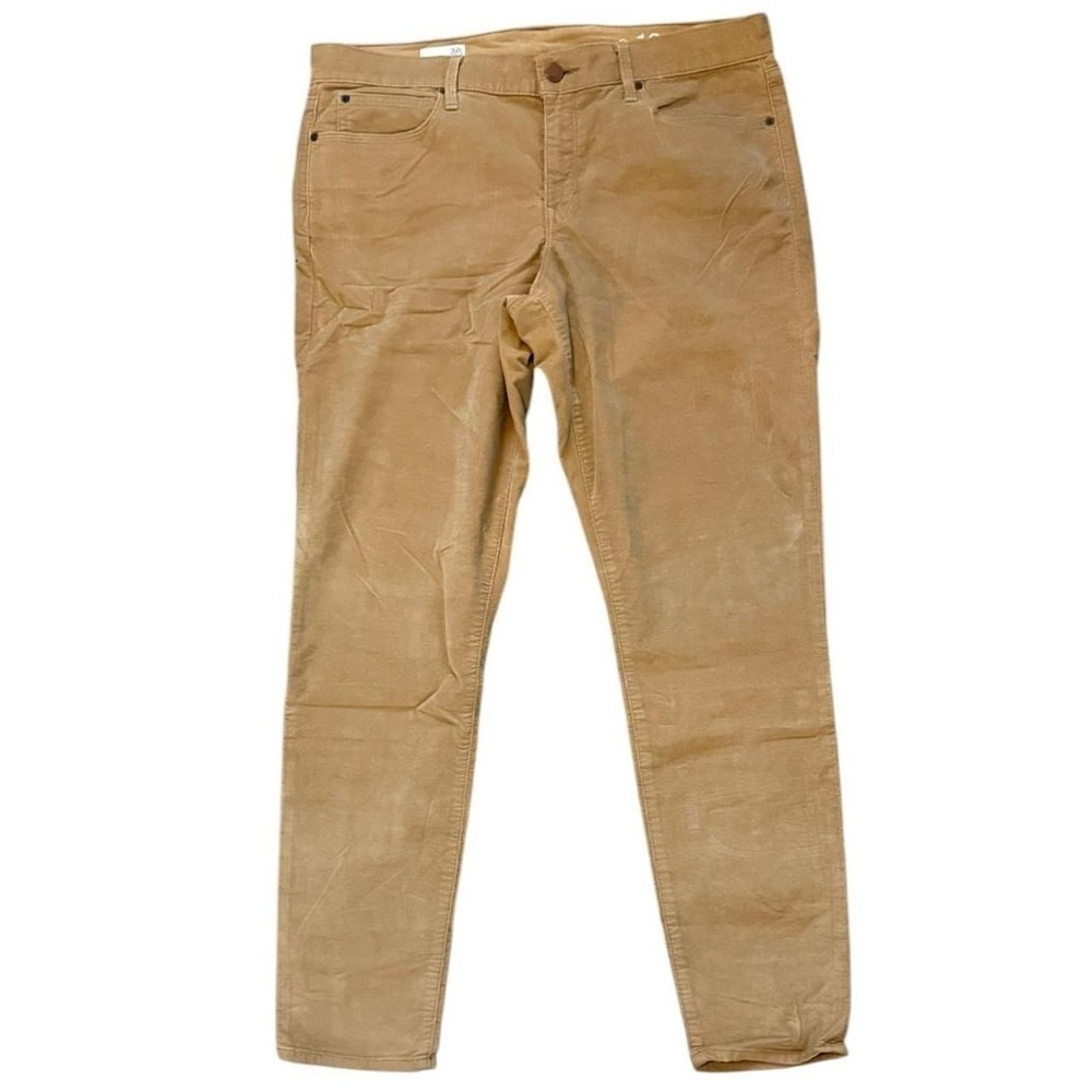Gap Tan corduroy skinny pants #tanpants #corduroy 
32R
A463